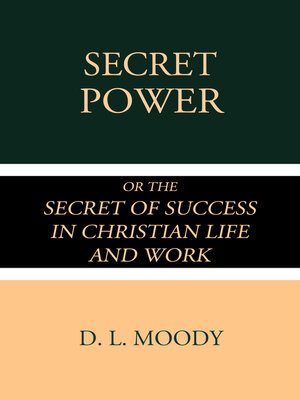 cover image of Secret Power or the Secret of Success in Christian Life and Work